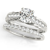 Engagement Rings Single Row Prong Set - TN50645-E